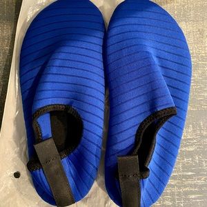 Blue water shoes